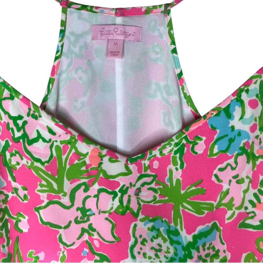 Lilly Pulitzer Southern Charm Dress silk size M - Picture 4 of 6
